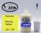 Preview: Porsche, Racing Yellow, 1S1 / P3: 20ml Lackstift, von ATW Autoteile West.